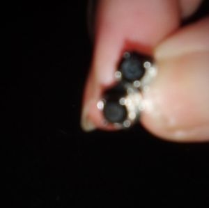 BLACK DIAMOND STUDS EARRINGS